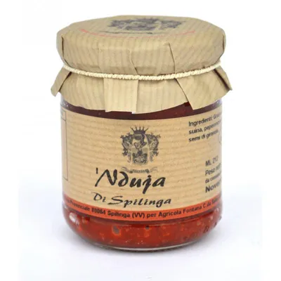 Immagine prodotto di Salame di maiale spalmabile piccante ('nduja di Spilinga)