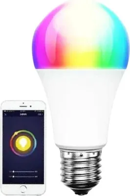 Produktbild von Wifi Connected LED Glühbirne E27 8.5W RGBW A60