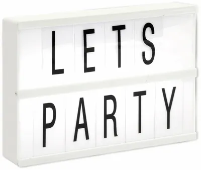 Produktbild von G&G LightBox GRUNDIG, A5, 5 LED`s, 60 Letter, batteriebetrieb