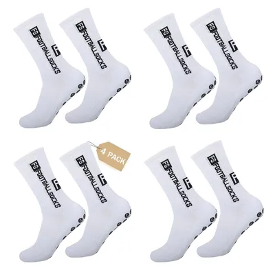 Imagen del producto de Solidchoice - Calcetines deportivos antideslizantes portátiles para adultos y niños (4 pares)