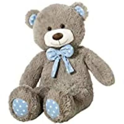 Riesen Teddybär 80 Cm – Großer Plüschbär Aus Weichem PP-Baumwolle, Kuscheliges Geschenk Für Kinder & Erwachsene