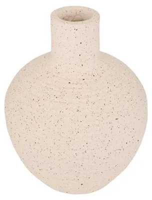 Produktbild von Blumenvase Ted - weis - Keramik - D33 x H43 cm - Flaschenvase - Kugelvase