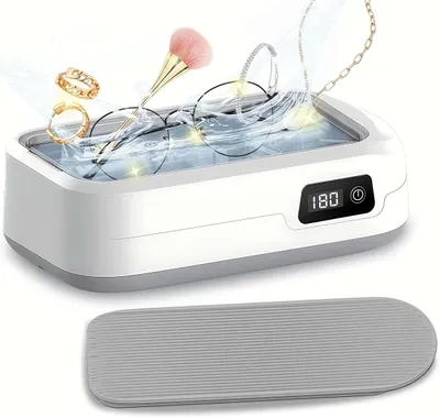 Produktbild von Ultraschallreiniger, 640ml Hochfrequenz Ultraschallreiniger, 49000HZ Schall-Schmuckreiniger für 360° Tiefenreinigung, Ultrasonic Cleaner