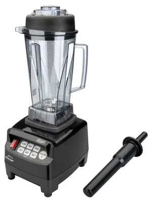 Elektrischer Mixer 1200 W, 2 l, Titan-Klinge, schwarz