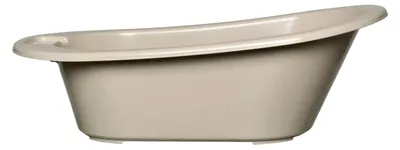 Produktbild von bébé-jou Babybadewanne in Taupe, mit den Maßen 87 cm (L) x 46 cm (B) x 22 cm (H)
