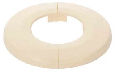 Produktbild von tecuro Scharnierrosette Ø 32 mm x Ø 65 mm x 6,5 mm - Kunststoff ABS weiß