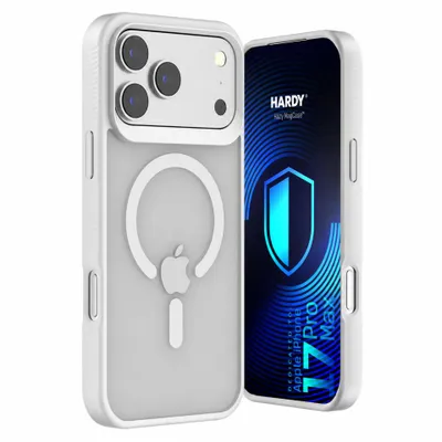 Zdjęcie produktu dla H Hardy Etui do iPhone 18 Pro Max/17 Pro Max, Obudowa ochronna MagSafe odporna na zarysowania, Biała