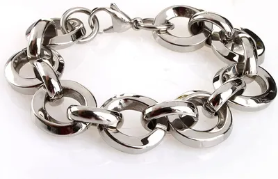 Produktbild von Edelstahl Armband Herrenarmband Männerschmuck Uni Breite 20mm - 21cm