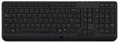 Zdjęcie produktu dla DELL KB212-B, Pełnowymiarowy (100%), Przewodowa, USB, AZERTY, Czarny