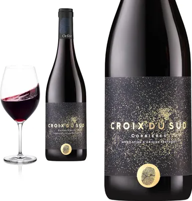 Produktbild von 2022 Corbières rouge Croix du Sud von Celliers d'Orfée - Ornaisons - Rotwein