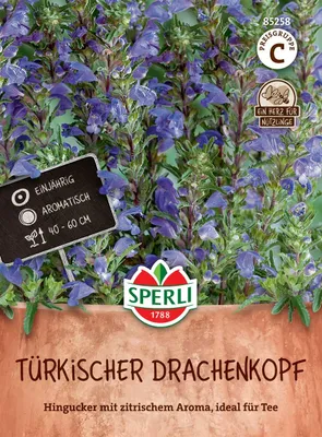 Produktbild von SPERLI Samen Türkischer Drachenkopf Dracocephalum moldavica 80 Pflanzen