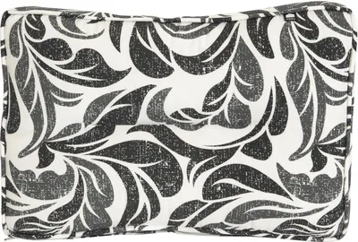 Produktbild von Kopu® Retro Flower Lounge Rückenkissen 60 cm - Grau/Weiß