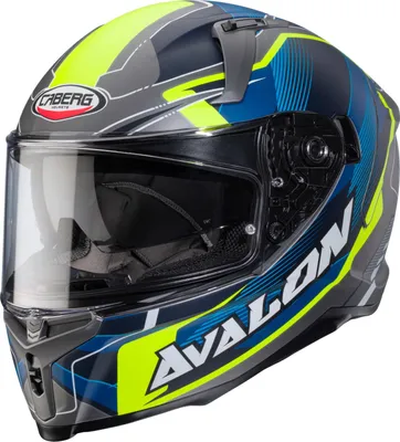 Produktbild von Caberg Avalon X Optic Helm, grau matt/gelb, XL (61/62)