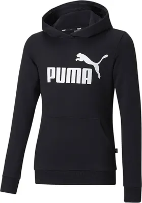 Produktbild von Puma Ess Logo Tr Kapuzenpullover Schwarz 3-4 Years Mädchen Schwarz 3-4 Years