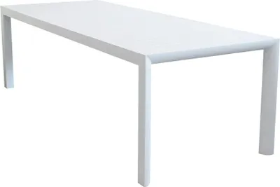 Immagine prodotto di Milani Home - tavolo da giardino allungabile, alluminio, 10 posti, bianco, piano 160/240 x 70 cm