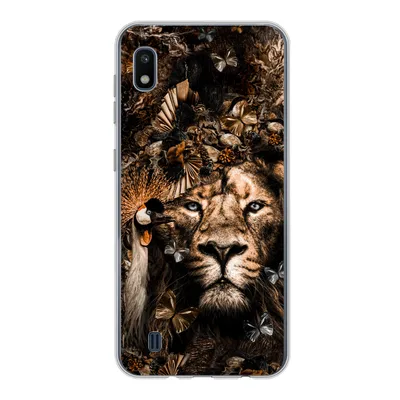 Produktbild von MuchoWow® Handyhülle Schutzhülle Hülle für Samsung Galaxy A10 Tiere - Collage - Schmetterling Silikon Softcase Handy Hülle - Schutzhülle