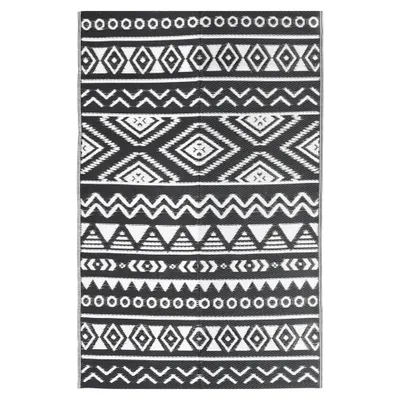 Produktbild von vidaXL Outdoor-Teppich ARAKIL Schwarz 160x230 cm PP