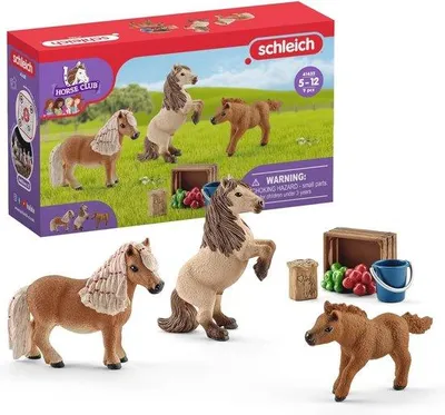 Productafbeelding van Minishetlander Speelset met 8 Onderdelen voor Kinderen vanaf 5 Jaar