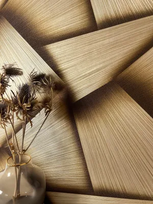 Produktbild von NEWROOM Tapete Carelli Gold Vliestapete - Modern Grafik Streifen  Germany