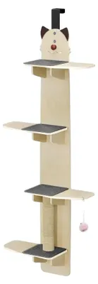 Produktbild von Katzenbaum, 4-stöckiges Design, einfache Installation, 170cm