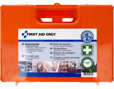 Productafbeelding van FIRST AID ONLY® P-51001 00 FIRST AID ONLY® EHBO-kasten, conform DIN 13157, oranje