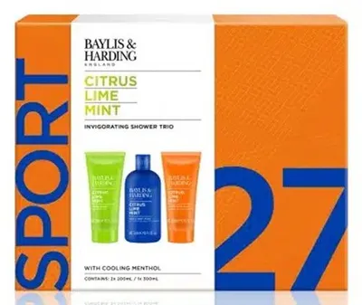 Produktbild von Baylis & Harding Geschenkset Men Shower Trio Citrus Lime Mint (1 set)