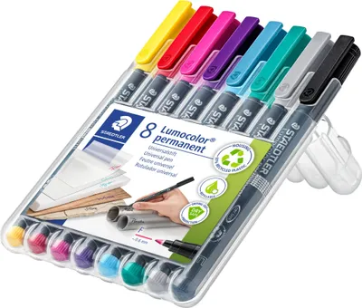 Produktbild von STAEDTLER Lumocolor Permanent-Marker 318F 8er Etui