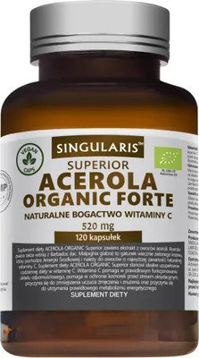 Produktbild von Singularis Acerola Organic Forte 520 mg 120 Kapseln