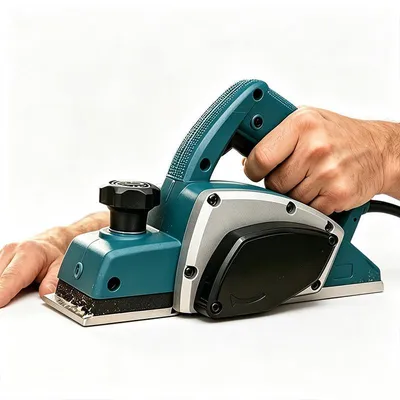 Produktbild von ZELURXX 1200W Elektrohobel 16000 U/min Hobelmaschine 82mm Hobelbreite Einstellbare Hobeltiefe Handhobel für Holz