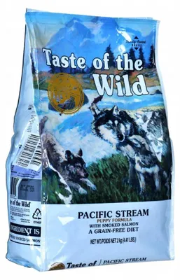 Productafbeelding van Taste of the Wild Pacific Stream, voor puppy's, brokken, zalm, zoete aardappel, 2 kg