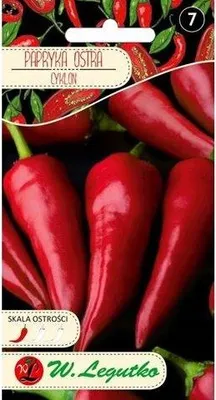 Obrázek produktu pro Pálivá paprika Cyklon 0,15 g – raná, červená, 5000 Shu