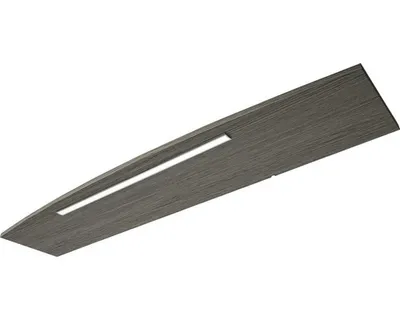 Produktbild von Pelipal Serie 4010 Kranzbeleuchtung 4990.191251 Korpusfarbe Graphit Struktur quer NB 122 cm