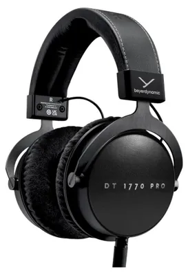 Produktbild von Beyerdynamic DT 1770 Pro MKII, Kabelgebunden, Bühne/Studio, 50 - 40000 Hz, 377 g, Kopfhörer, Schwarz