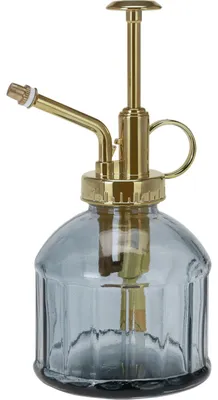 Produktbild von HS Collection Pflanzenspruhflasche - Zerstauber - Glas - schwarz - 16 cm