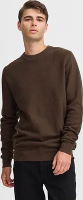 Produktbild von Casual Friday CFKARL Herren Pullover Strickpullover Feinstrick-Pullover mit Rippbündchen Rippkragen 100% Baumwolle Regular fit