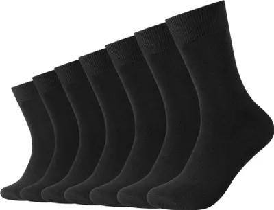 Produktbild von Camano Socken 7er-Pack comfort in praktischer Geschenk-Box black 39-42