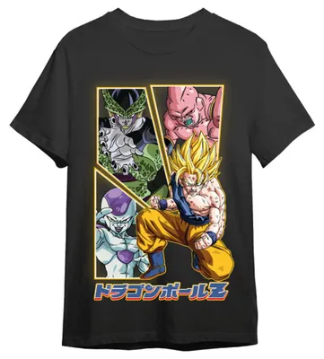 Produktbild von Dragon Ball Z Villains & Goku T-Shirt fü r Erwachsene