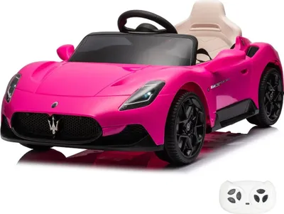 Produktbild von Maserati MC20 Cielo Kinder Elektroauto 12V (1–5 Jahre) – Offiziell Lizenziert, mit 2.4G Fernbedienung, EVA-Reifen & Ledersitz – Kinder Elektroauto Rosa
