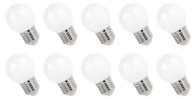 Produktbild von Spectrum E27 LED Lampe 1W 90lm 2700K Warmweiß 230V 10 Stück