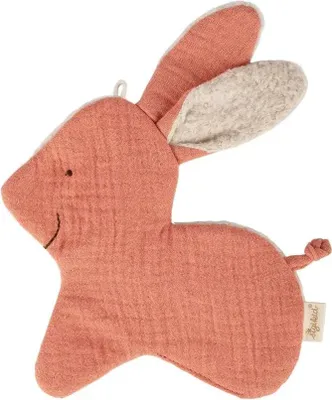 Immagine prodotto di sigikid Musselin Knistertuch Hase Tiny Tissues, Knistergreifling, Greifling, Greifspielzeug, Baumwolle, Orange, 39799