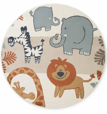 Produktbild von Hanse Home Kinderteppich Savanna, Spielteppich, Tiere, Kinderzimmer, Creme