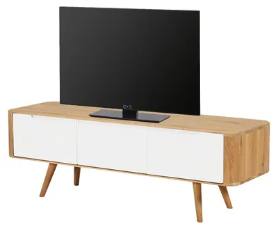 Produktbild von home24 Tv-Lowboard - Wildeiche Teilmassiv