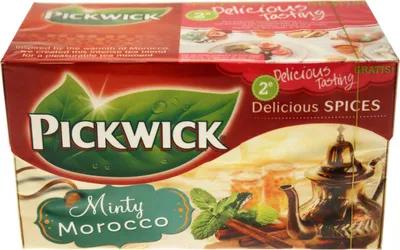 Produktbild von Pickwick Tee Marokkanischer Pfefferminztee, Minty Marocco, Pfefferminze, 20 Teebeutel