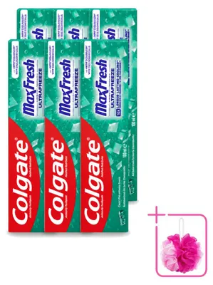 Productafbeelding van 6 x Colgate Max Fresh Clean Mint tandpasta - 100 ml - Voordeelverpakking - 6 stuks