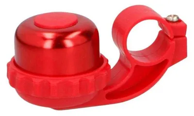 Productafbeelding van Dunlop - Fietsbel, effen kleur, PP7077 (universele maat) (rood)