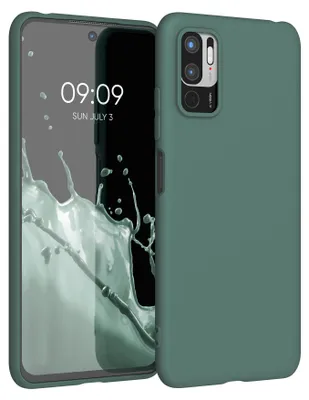 Produktbild von kwmobile Handyhülle für Xiaomi Redmi Note 10 5G Hülle - TPU Case - Kabelloses Laden - Schutzhülle Cover in Blaugrün