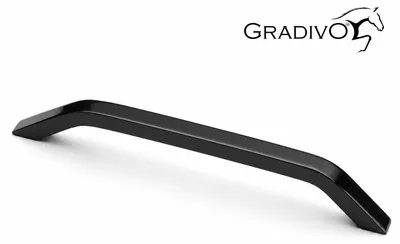 Produktbild von Möbelgriff Küchengriffe Schrankgriff Bügelgriff Schubladengriffe 504 Schwarz 192 mm