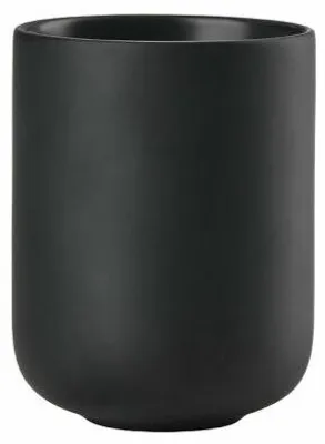 Produktbild von Zone Denmark Zahnbürstenbecher Sensu Black, Zahnbürstenhalter, Steinzeug, Schwarz, 34927