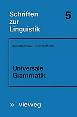 Produktbild von Universale Grammatik