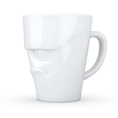 Image de FIFTYEIGHT PRODUCTS T018101 FIFTYEIGHT Henkelbecher 350ml - Grummelig weiß
